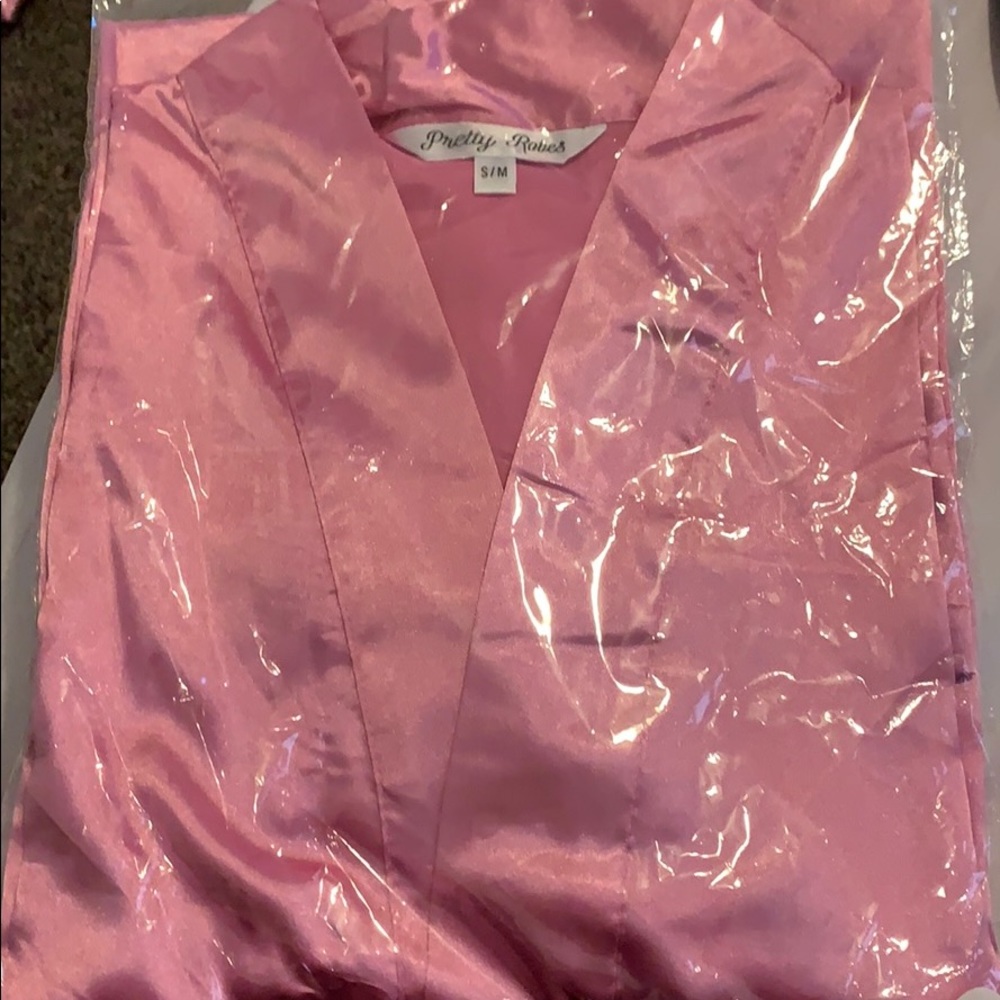 Satin robe new!
